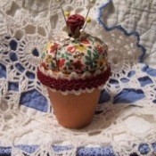 Terra Cotta Pincushion