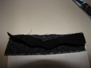 View of pieces 2 and 3 attached to piece  #1