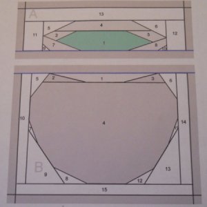 Parts A and B of the cauldron block.