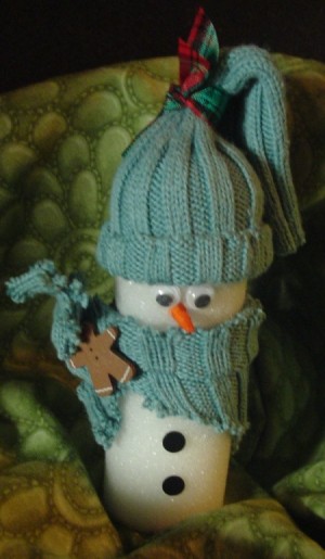 Paint Roller Snowman 1