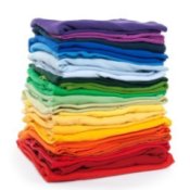 Stacked Fabric Rainbow
