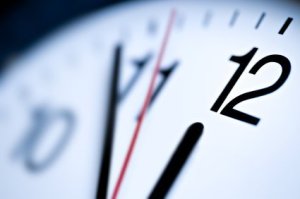Clock About to Strike Noon