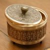 Antique brass box.
