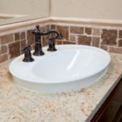 A new bathroom sink.