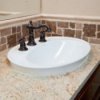 A new bathroom sink.