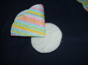 Fabric Flower Pin Step 3