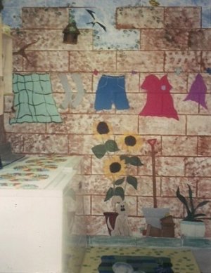 Adding Painted Murals to Your Home's Decor, Laundry Room Mural