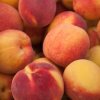 Pile of peaches.