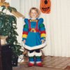 Girl Dressed as Rainbow Bright