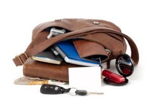 Organizing Your Purse, Items Spilling Out From a Purse