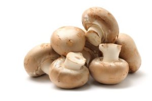 Small Pile of Button Mushrooms