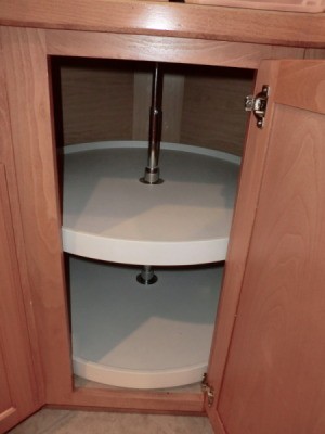 Empty cabinet.