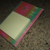 Post it Notes attached to acrylic frame
