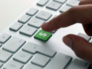 Saving Money on a Computer, Keyboard with Dollar Sign Button