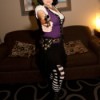 Girl Pirate with Gun Pointing at Camera