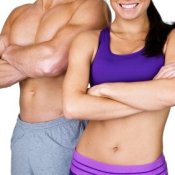 A man and woman that are in great shape.