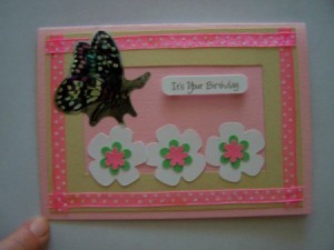 Butterfly Birthday Card 
