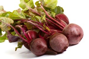 Photo of fresh beets.