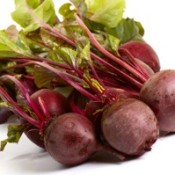 Photo of fresh beets.