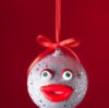 Homemade Face Christmas Ornament