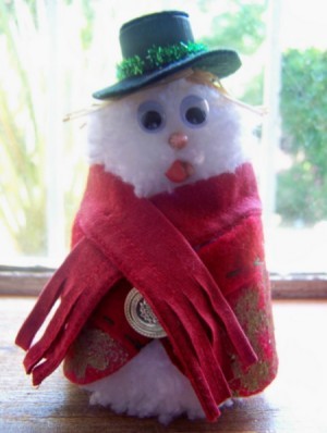 Finished Swagger Snowman 