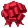 A large red Christmas bow.