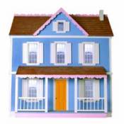 Photo of a dollhouse.