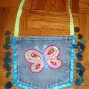 jean pocket purse