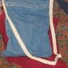 Photo of a denim purse.