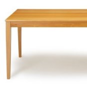 A wood table.