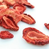 Drying Strawberries