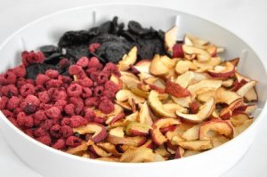 Drying Raspberries