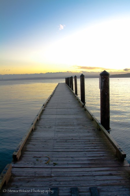 Sunrise in Manchester View from Pier