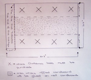 Template for Christmas Napkin Rings