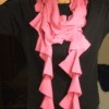 Recycled Pink T-shirt Scarf 