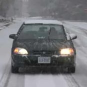 How to Winterize a Car, Car Driving in Snow