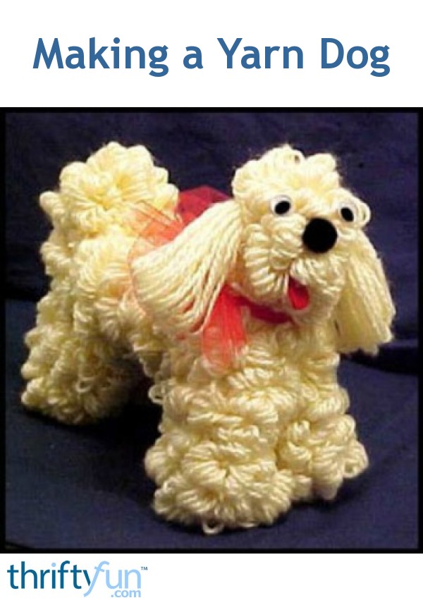 Recycled Wire Hanger Yarn Dog ThriftyFun