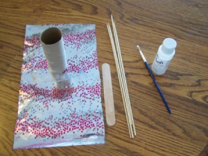 Materials for making the star.