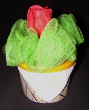 Completed cone gift.