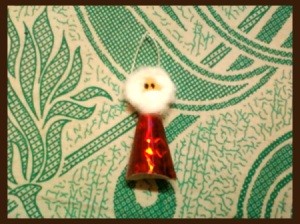 Santa Ornament 1