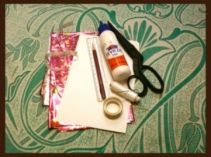 Supplies for Gift Box Ornament