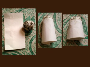 Creating bell shape around ball.