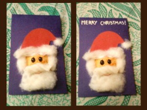 Santa Christmas Card Step 5