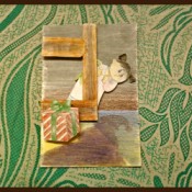 Spotting Santa Christmas Card
