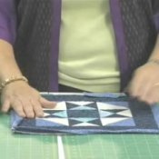 How to Quilt, Woman Piecing Together a Quilt