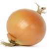 Freezing Onions, An unpeeled whole onion.