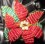 Victorian Beaded Poinsettia 