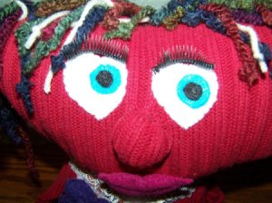 Closeup of face.
