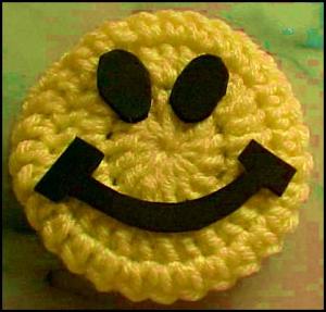 Finished smiley face.