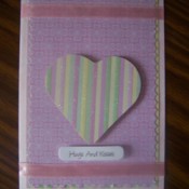 Hugs and Kisses Valentines Card Step 7